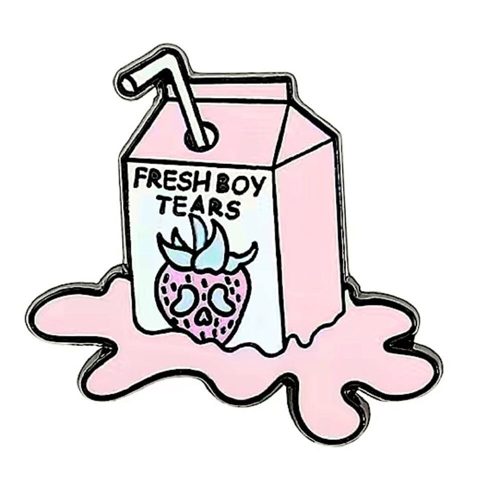 Freshboy Tears enamel pin